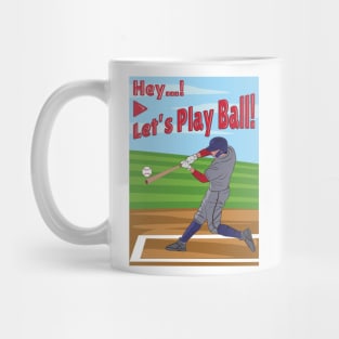 Baseball Gift For Kids | Let's Play Ball! Kido | Variety Colors Fit Mug